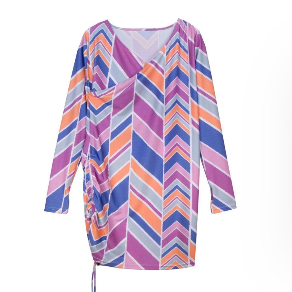 NWT Swimzip Sophisticated Swim Wrap Dress Cover Up - Cali Girl Sz L
